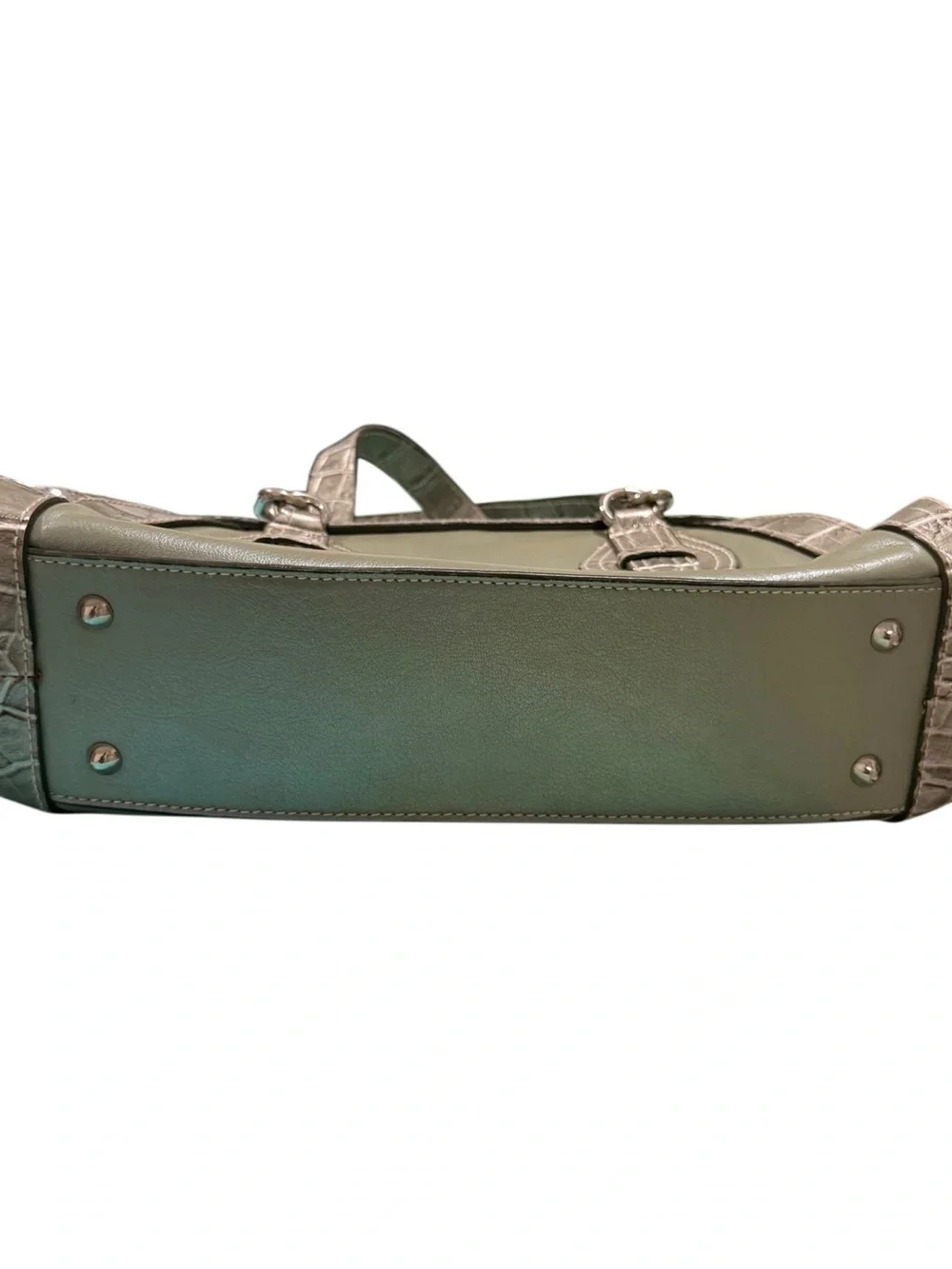 Olive Green Leather Bag